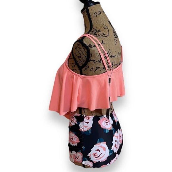 Coskaka Two Piece Bikini XS, Gorgeous 2 Piece!! High Waist Bottoms - Picture 3 of 6